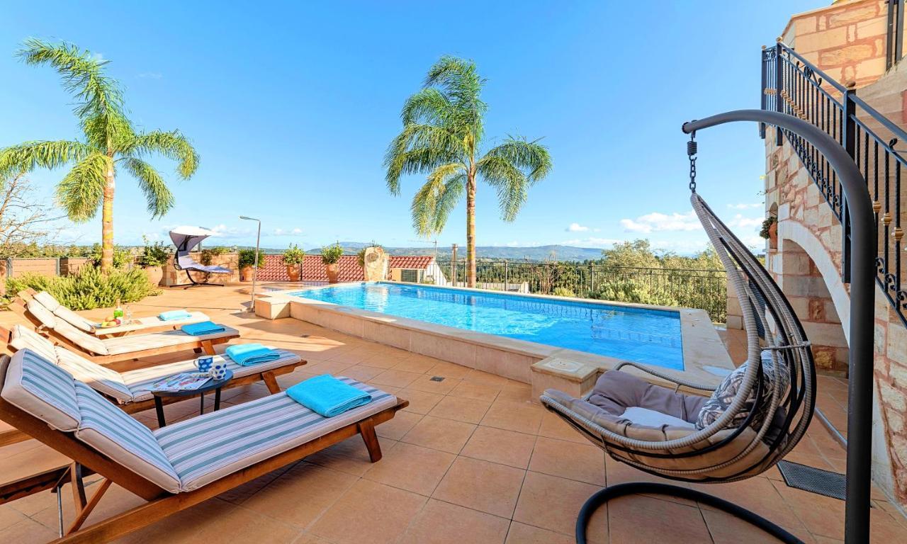 Steve Kois Villa Heated Pool Chania  Exteriér fotografie