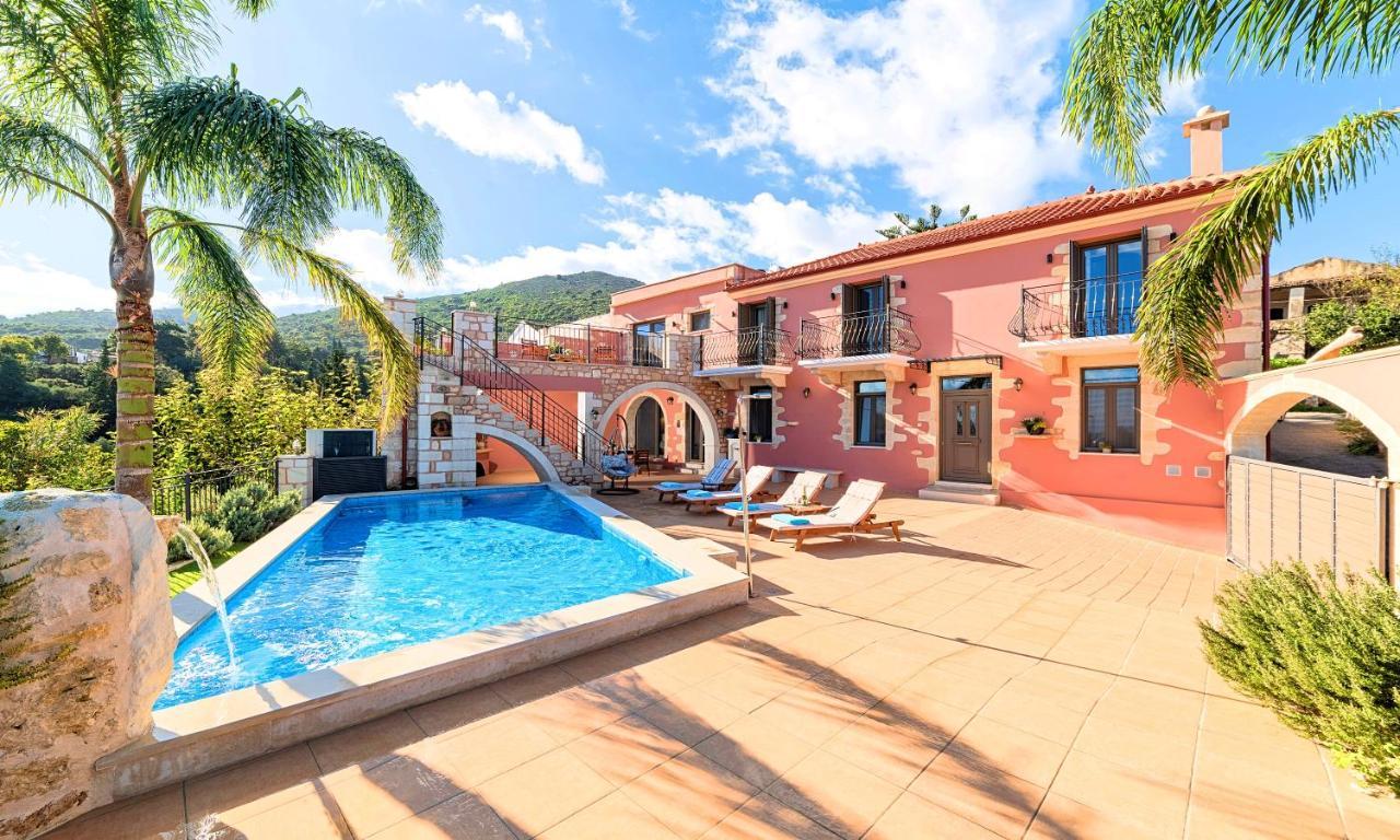 Steve Kois Villa Heated Pool Chania  Exteriér fotografie