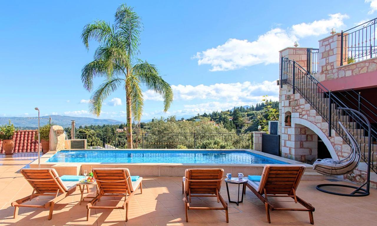 Steve Kois Villa Heated Pool Chania  Exteriér fotografie